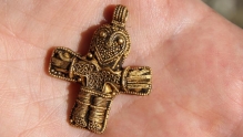 A fost descoperit cel mai vechi crucifix din Danemarca